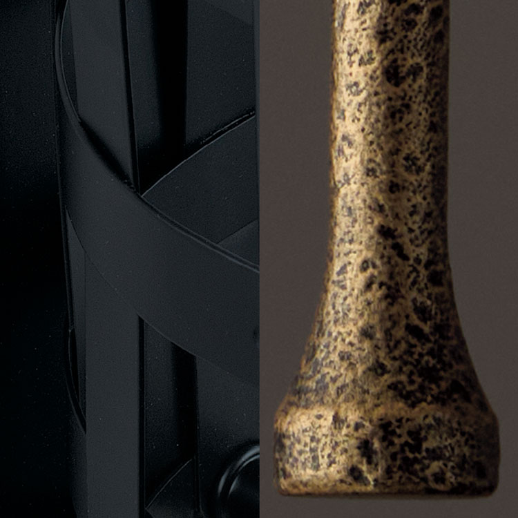 Header image for Matte Black with Hammered Gold