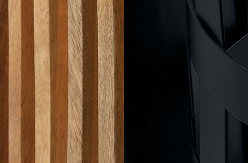 Photo of Light Wood and Matte Black