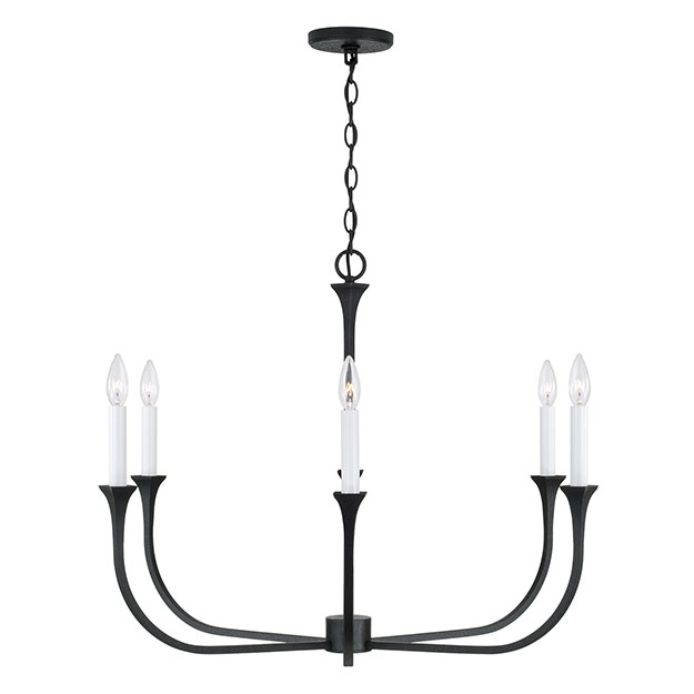 Decklan Medium Chandelier | Capital Lighting Fixture Company