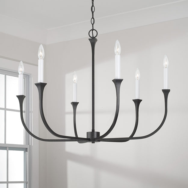 Decklan Medium Chandelier | Capital Lighting Fixture Company
