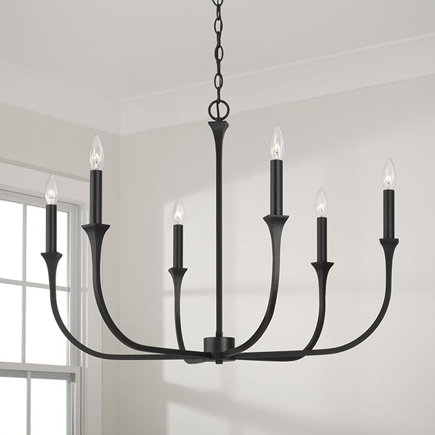 Decklan Medium Chandelier | Capital Lighting Fixture Company